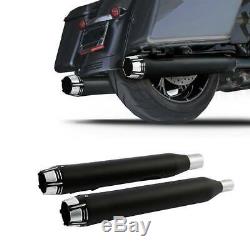Slip On Mufflers Exhaust pipes fit for Harley Touring 2017-2020 TCMT
