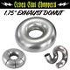 Stainless Steel 1.75 Exhaust Donuts Harley Pipes Hotrod Chopper Bobber Donut
