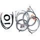 Stainless Steel Complete 15-17 Handlebar Cable Kit For Harley 16 Flht/x Abs
