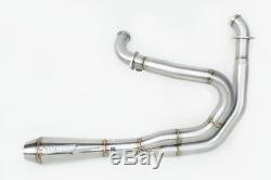 Stealth Pipes Harley Davidson FXR Stainless 2 to 1 Exhaust System 1989 1994