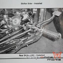 Steel Black Foot pegs Forward Control Kit For Harley 2013 Sportster Iron XL 883N