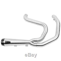 TBR Two Brothers Racing Comp S SS 2-1 Complete Exhaust Pipe 06-17 Harley Dyna
