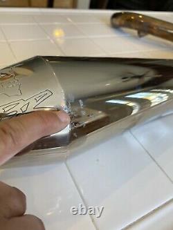TBR Two Brothers Racing Gen II 2-1 Polished Exhaust Pipe 06-17 Harley Dyna