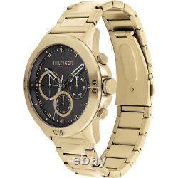 Tommy Hilfiger Gold Mens Multi Dial Watch Harley 1791891