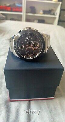 Tommy Hilfiger Harley 46mm Stainless Steel Case, Stainless Steel Strap, Men's