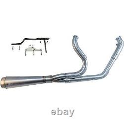 Trask Stainless Steel Assault 2-into-1 Exhaust System for Harley Touring 99-06