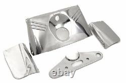 Triple Tree Cover Kit Stainless Steel for Harley Panhead 49-59 Hydra Glide