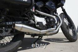 Two Brothers Racing 2-Into-1 Gen-II Exhaust Stainless Harley XL Rigid 86-03