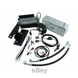 UltraCool RF-2SS Stainless Steel Oil Cooler Kit 09-16 Harley-Davidson Touring