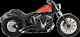Vance And Hines Black Big Radius Exhaust 86-17 Harley Softail Flstc Fxstb Fxs