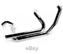 Vance & Hines 16752 Chrome Dresser Duals Header Pipes Harley Touring 2009-16