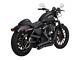 Vance & Hines Big Radius Black Slash Cut Exhaust For 14-19 Harley Sportster
