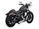 Vance & Hines Big Radius Chrome Slash Cut Exhaust 14-19 Harley Sportster Xl
