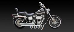 Vance & Hines Big Shots Staggered Chrome Exhaust Harley 1991-2005 Dyna FXD FXDL
