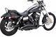 Vance & Hines Black Big Radius 2 Into 2 Full Exhaust For Harley Dyna 2012-2017