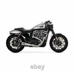 Vance & Hines Stainless Steel 2-1 Upsweep Exhaust, for Harley-Davidson XL 04-20