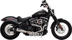 Vance & Hines Stainless Steel 2 Into 1 Upsweep Exhaust 2018-2022 Harley Softail