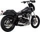 Vance & Hines Stainless Steel Upsweep Exhaust For 91-17 Harley Dyna Fxdl Fxdb