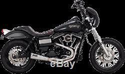 Vance & Hines Stainless Steel Upsweep Exhaust for 91-17 Harley Dyna FXDL FXDB