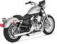 Vance & Hines Twin Slash 3 Slip On Chrome Mufflers Harley 2004-2013 Sportster