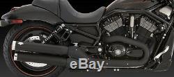 Vance & Hines Widow Black Slip-on Mufflers Exhaust 06-17 Harley Vrsc Vrod Vrscd