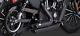 Vance & Hines Shortshots Staggered Black Exhaust 14-18 Harley Sportster Xl 47229