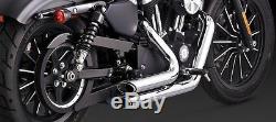 Vance & Hines shortshots staggered chrome exhaust Harley Sportster 14-18