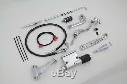 XL Stock Mid Control Kit Chrome, for Harley Davidson, by V-Twin