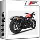 Zard Rc Full Exhaust Conical Steel Black N Harley Davidson Sportster 2016 16